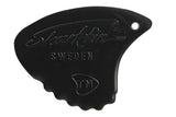 Shark Fin Relief plettri, 1,15 mm extra duri, neri, 12 pezzi