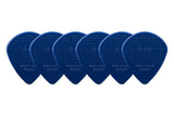 D-Grip Janicek Jazz A plettri, 1,40 mm, blu scuro, 6 pezzi