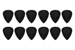 Fire & Stone plettri in nylon 1,00 mm, neri, 12 pezzi