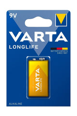 Batteria Varta Longlife da 9 V, alcalina