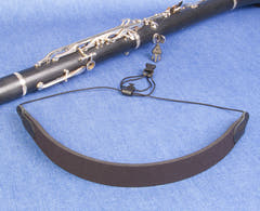 Neotech Clarinet Loop Strap, tracolla nera per clarinetto, da 44,5 a 58,4 cm