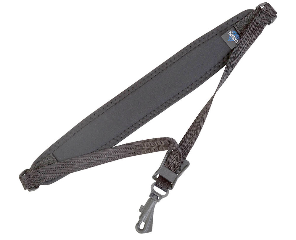 Tracolla per sax Neotech Classic standard, da 43,2 a 53,3 cm, gancio in plastica