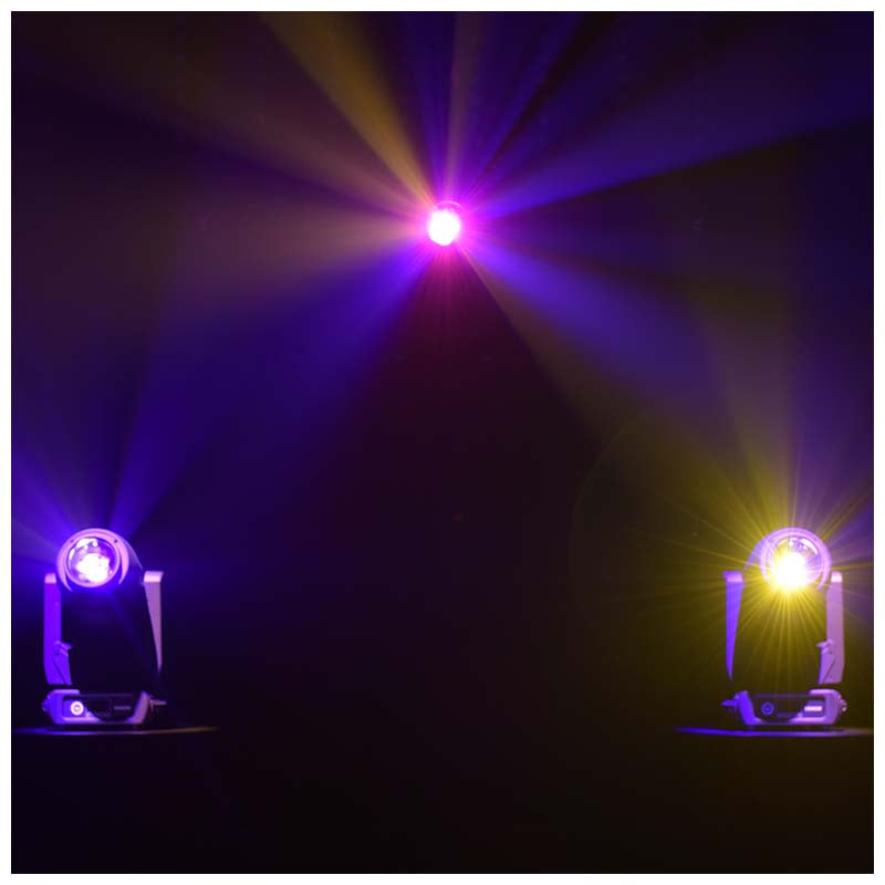 LIGHT4ME VENOM ZOOM 350 testa mobile a LED fascio spotwash
