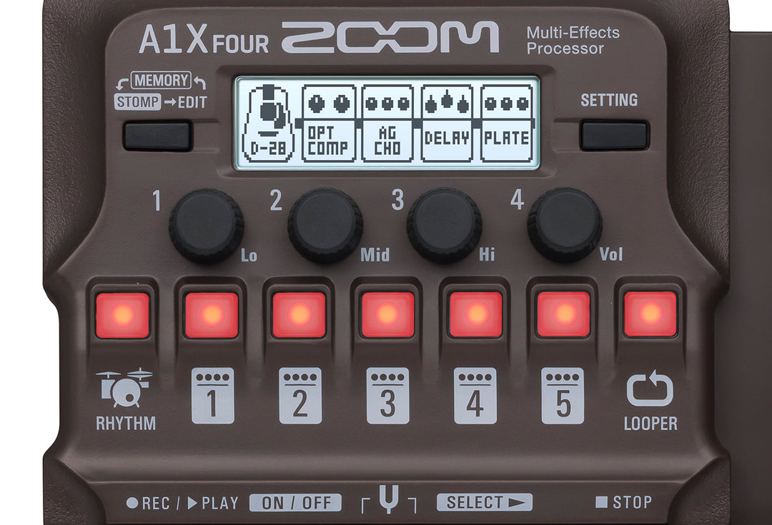Zoom A1X Four Pedale Effetti Acustico