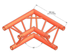 Milos STB trio angolo 2-vie 90°