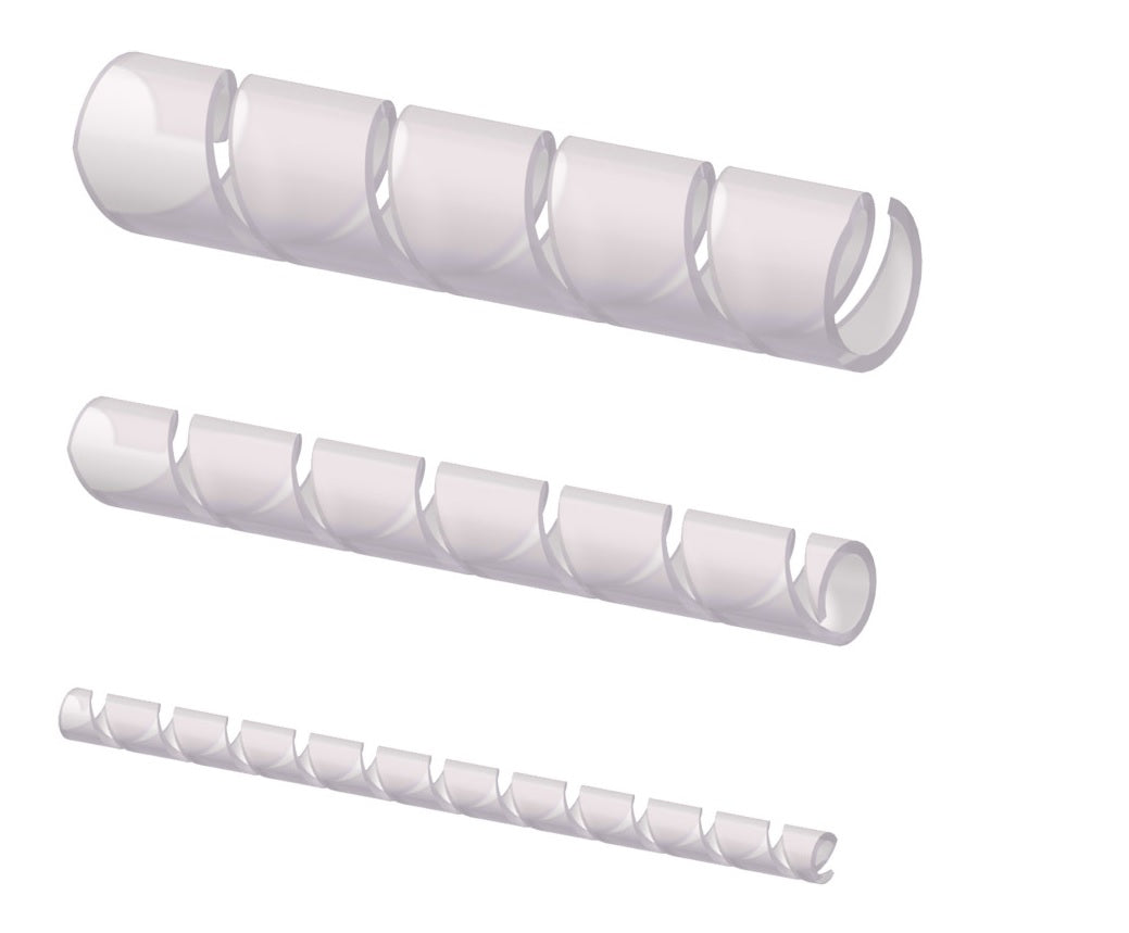 ProCab kabelsamler spiral Sort Ø=6mm 10 m