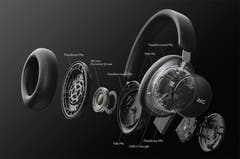 AKG N9 Hybrid ANC Wireless Headphones Black