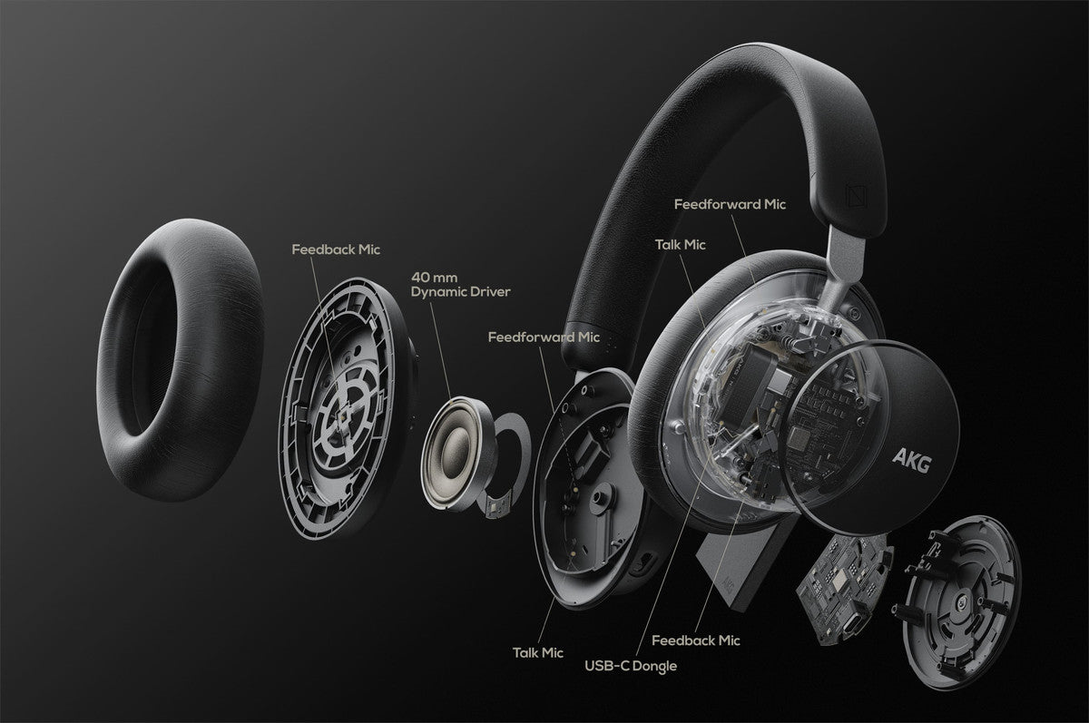 AKG N9 Hybrid ANC Wireless Headphones Black