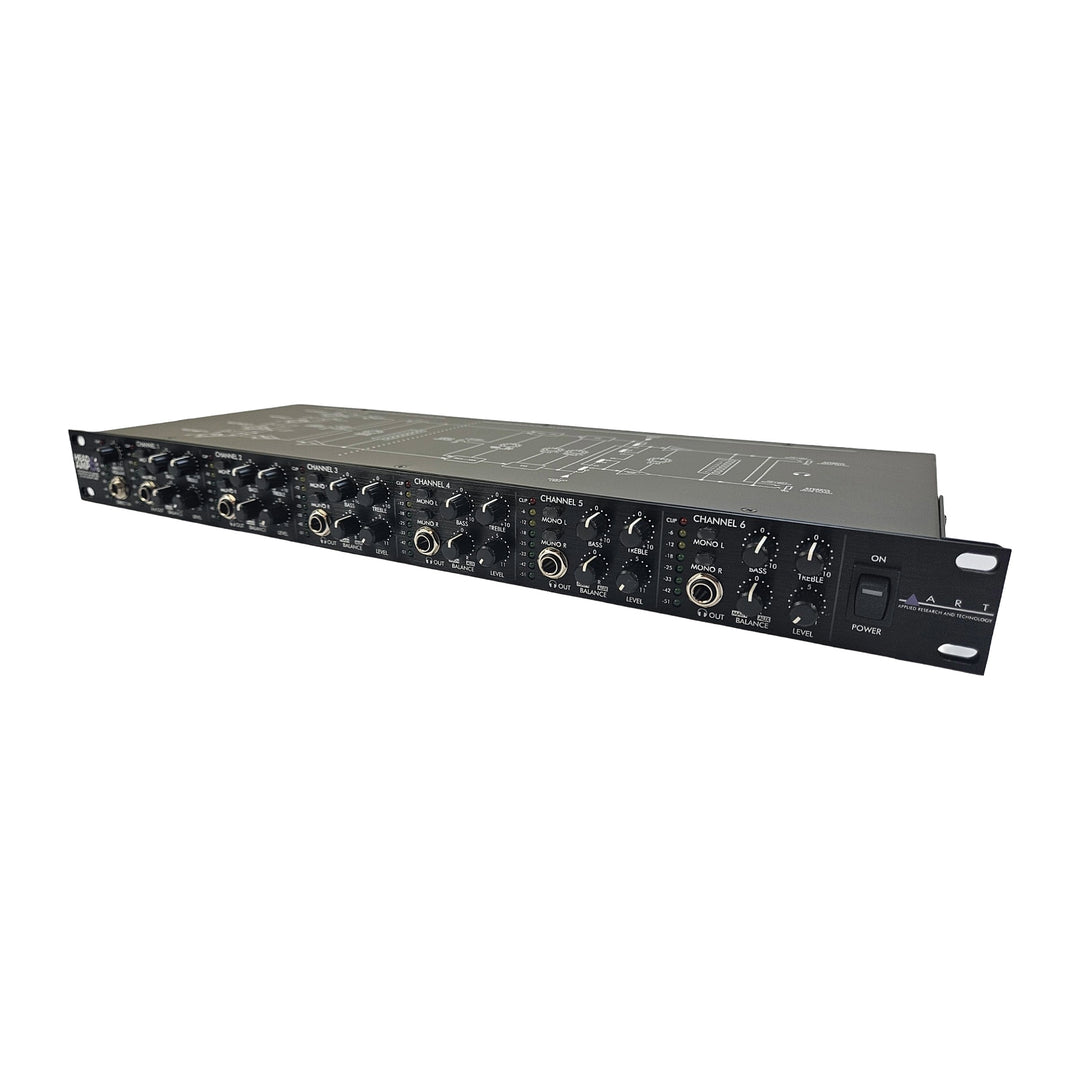 ART Amplificatore per cuffie PRO 6 canali