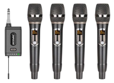 Acemic Q4M - 4 stk. Intelligent trådløse mikrofoner.