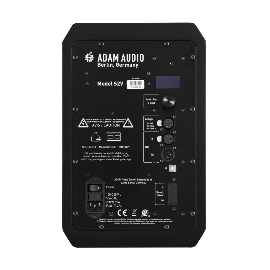 Adam S2V Nearfield - Monitor da Studio (con staffa a U gratuita)