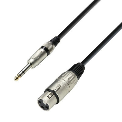 Jack stereo a XLR femmina (3m)