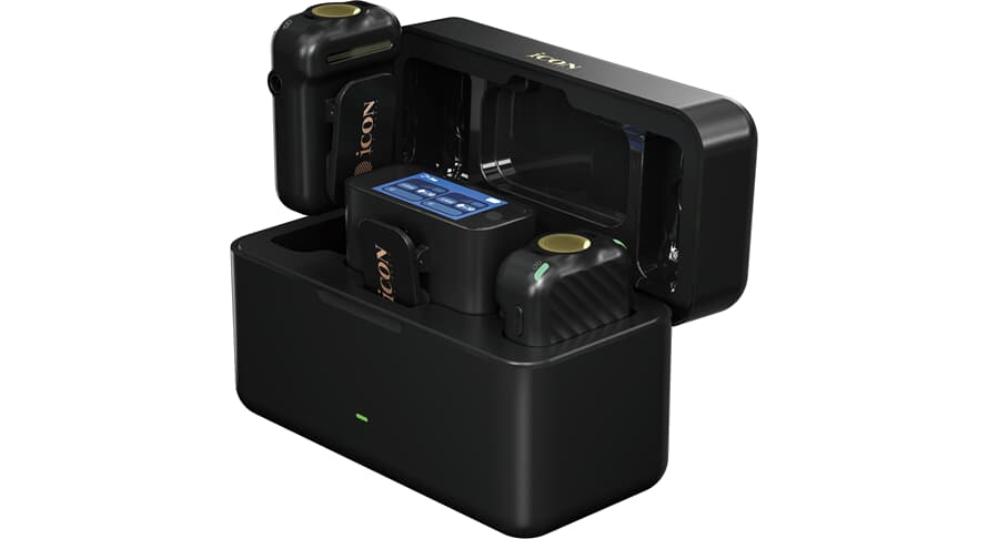 iCon AirMic Pro sistema microfonico wireless, nero
