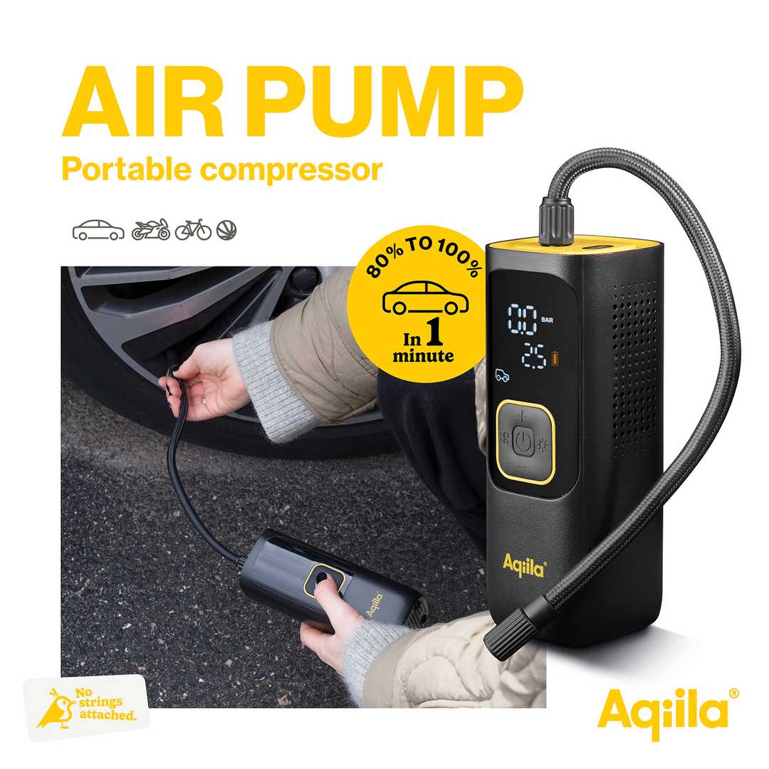 Aqiila Airbird C7 Compressor + Powerbank