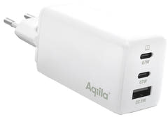 Aqiila Chargebird W3 65W 2xUSB-C/USB-A Wallcharger