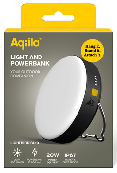 Aqiila Lightbird BL10 Powerbank + Lamp 10k mAh