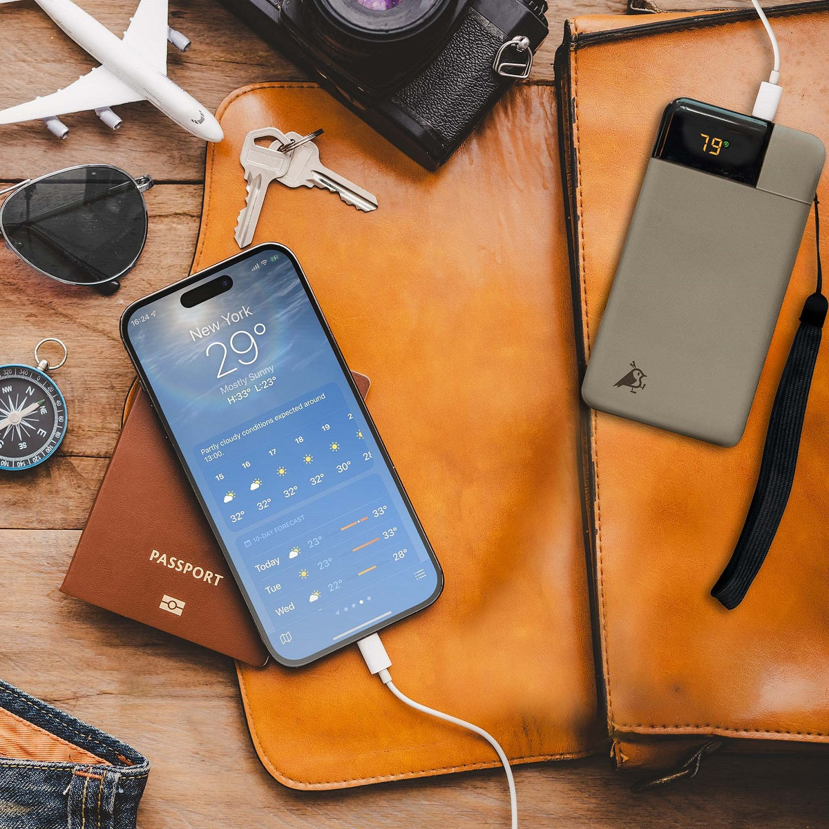 Aqiila Powerbird B10B 10000 mAh 20W Powerbank - Black