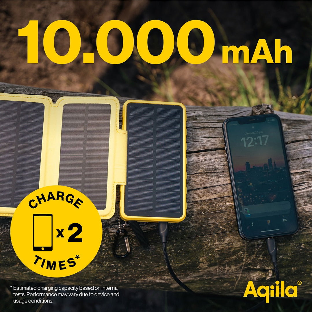 Aqiila Powerbird BS10 Solar Powerbank 10k mAh