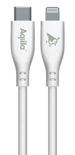 Aqiila Silicon USB-C/Lightni. 2.0 30W 1m Charging cable