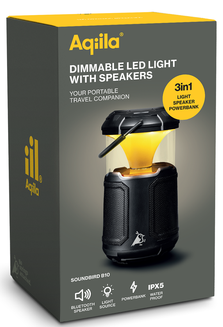 Aqiila Soundbird B10 Lantern, Speaker, Powerbank