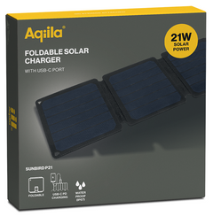 Aqiila Sunbird P21 21W Solar charger