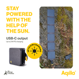 Aqiila Sunbird P21 21W Solar charger