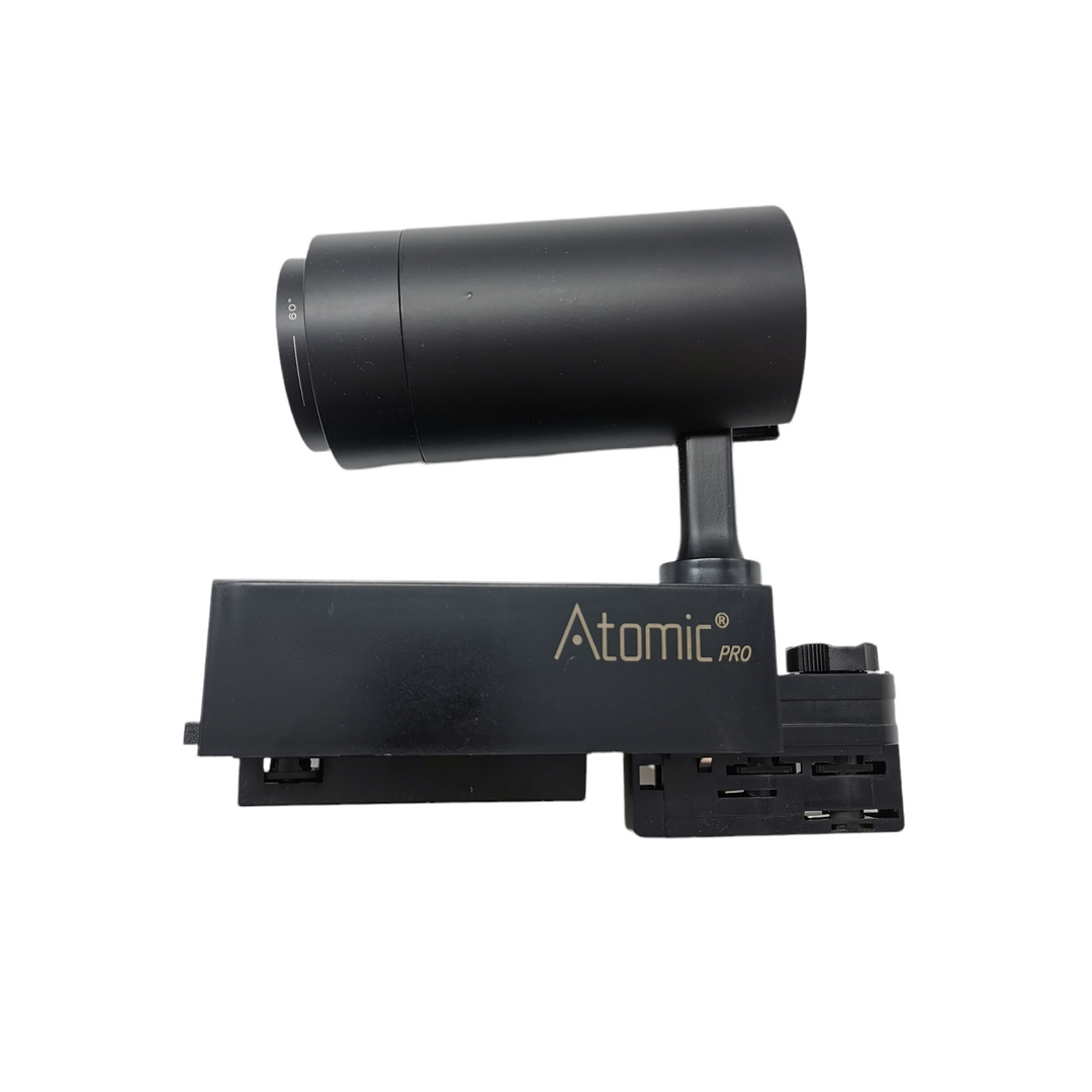 Atomic Pro FLZ-20 Faretto su Binario (20 Watt, 3200K, Nero)