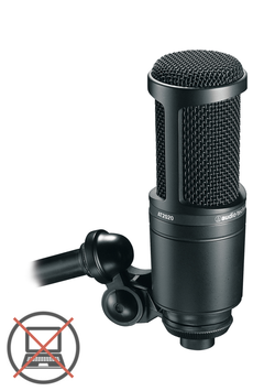 Audio-Technica AT2020 XLR Microfono da Studio