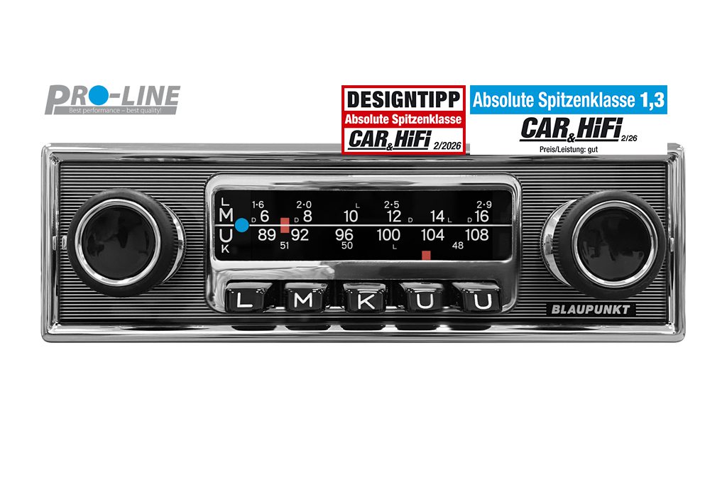 Blaupunkt FRANKFURT MB Autoradio retrò per auto, Bluetooth, FM/DAB+