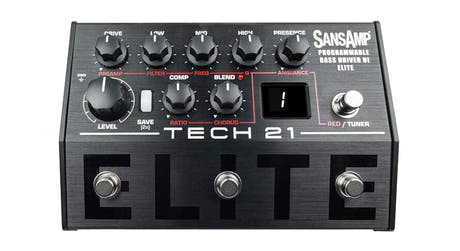 Tech 21 Programmable Bass Driver ELITE preamplificatore basso