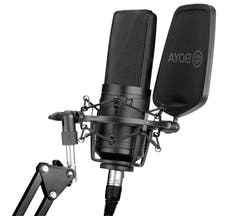 Boya M800 Microfono da studio con sospensione e filtro antipop