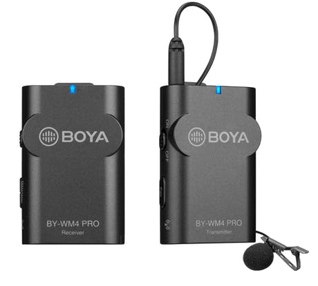 Boya set wireless per DSLR e smartphone