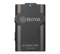 Boya set wireless con ricevitore lightning e trasmettitore lavalier WM4
