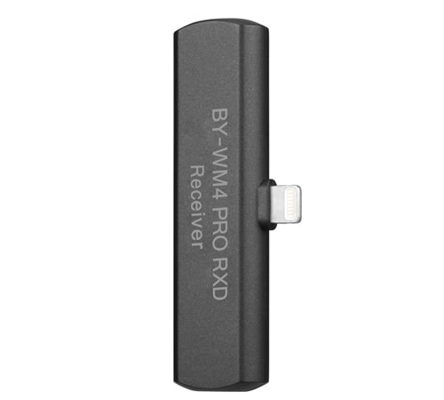 Boya set wireless con ricevitore lightning e trasmettitore lavalier WM4