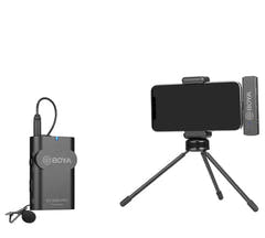 Boya set wireless con ricevitore lightning e trasmettitore lavalier WM4
