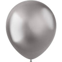Palloncini 10 pz. (Argento Intenso, 33cm)