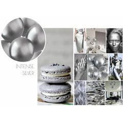 Palloncini 10 pz. (Argento Intenso, 33cm)