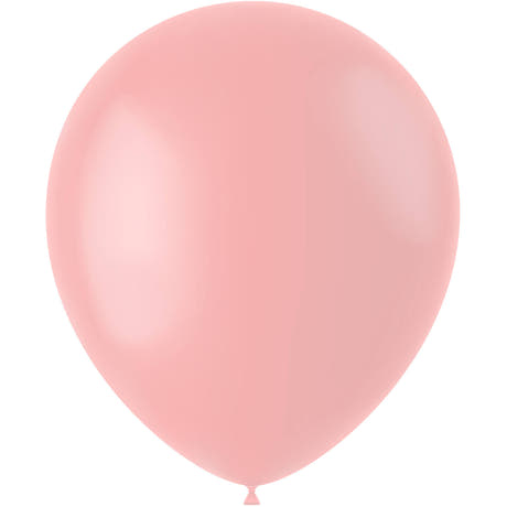 Palloncini 50 pz. (Rosa Polvere Opaco, 33cm)