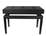 BandMate PB200D Deluxe Double Piano Bench (Matte Black)