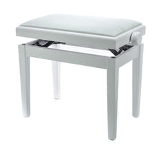 Grooveland KB200 Panchina per Pianoforte (Matte White)