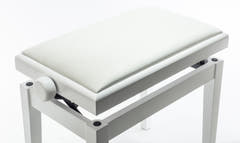 Grooveland KB200 Panchina per Pianoforte (Matte White)