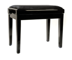 Grooveland KB200 Panchina per Pianoforte (Nero Lucido)