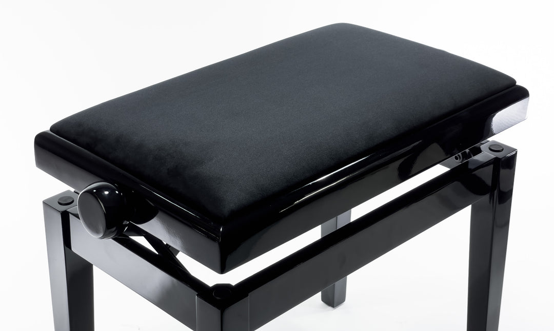 Grooveland KB200 Panchina per Pianoforte (Nero Lucido)