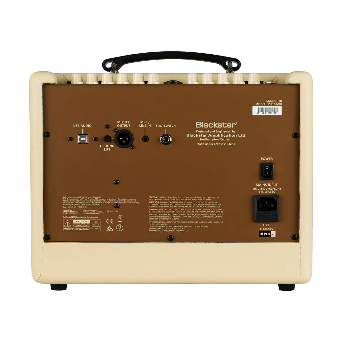 Blackstar Sonnet 60 amplificatore per chitarra acustica (Biondo)