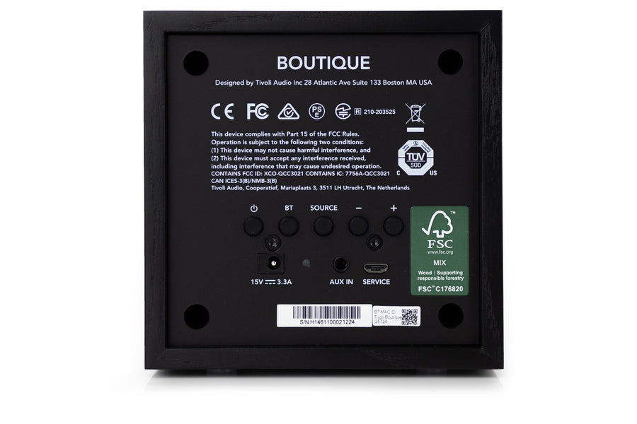 Altoparlante Bluetooth Boutigue Tivoli Audio, Nero