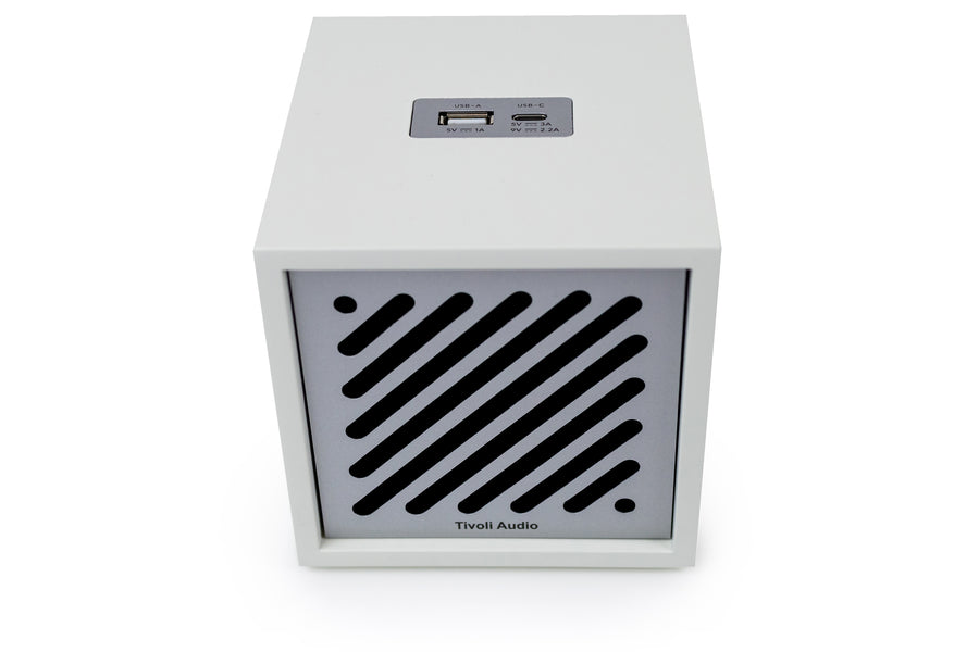 Altoparlante Bluetooth Boutigue Tivoli Audio, Bianco/Argento
