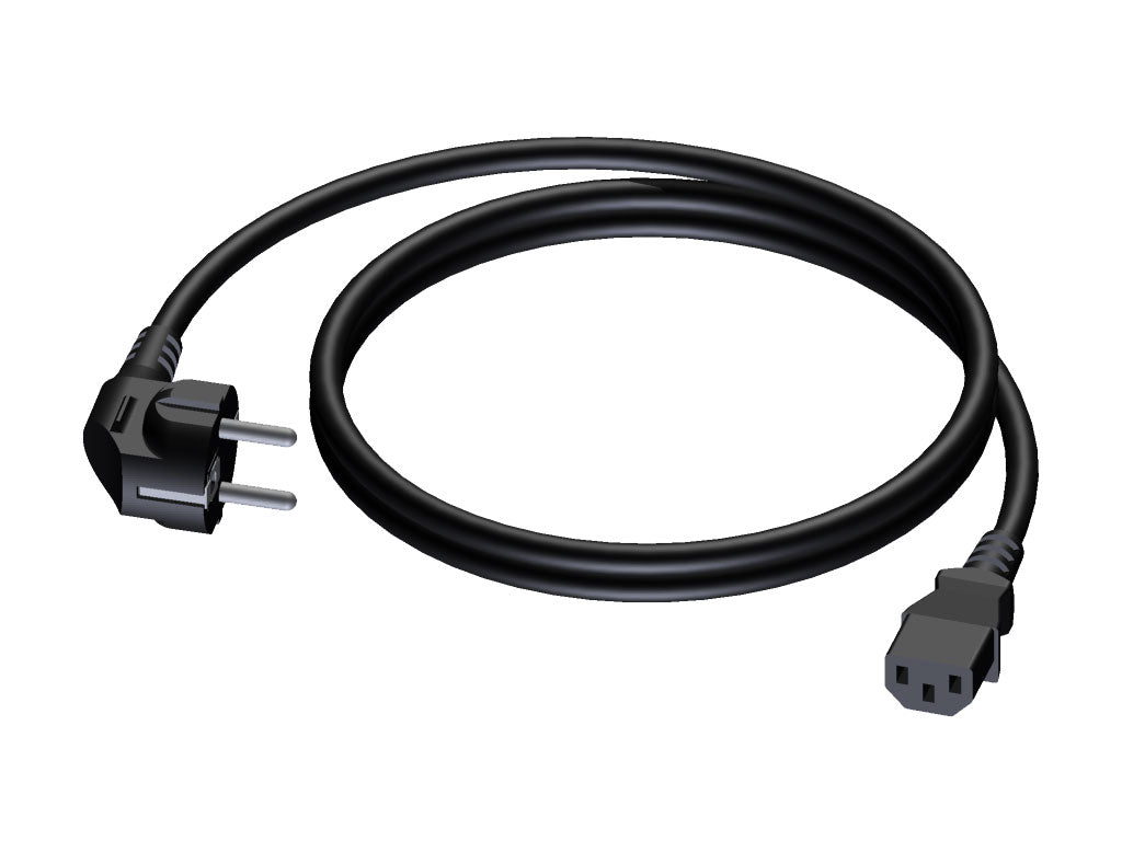 ProCab cavo di alimentazione 3x1,5 mm², femmina Euro>Schuko maschio, 10 m (PVC)