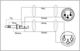 ProCab insert kabel XLR han & hun > Jack stereo 0,6 m