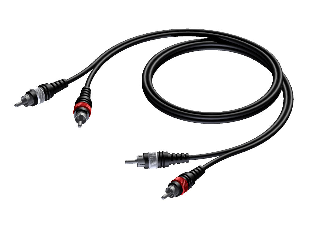 ProCab 2 x RCA maschio > 2 x RCA maschio - cavo di segnale 15 metri