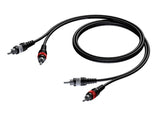 ProCab 2 x RCA han > 2 x RCA han - signalkabel 15 meter